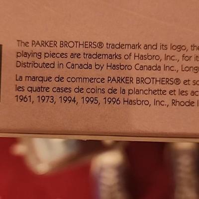 Monopoly still has sealed plastic around the game