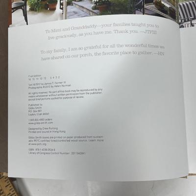book - Porch Living by James T. Farmer III