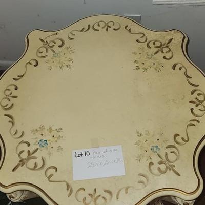 Pair of French Provincial style end tables