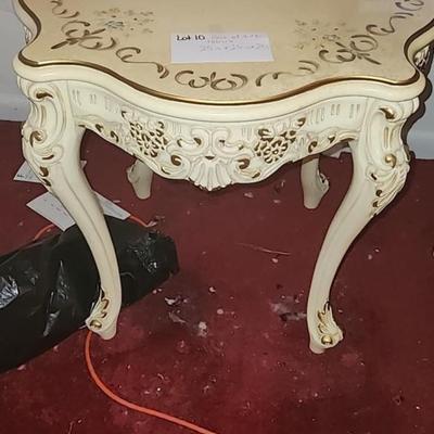 Pair of French Provincial style end tables