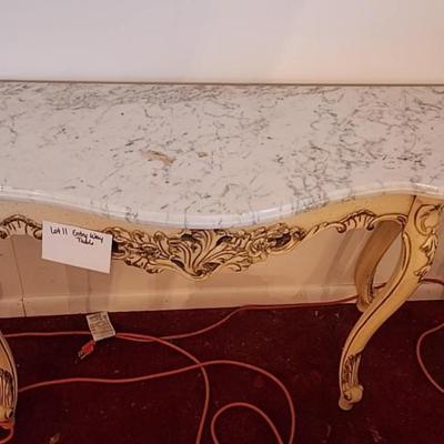 Entry way Marble top table