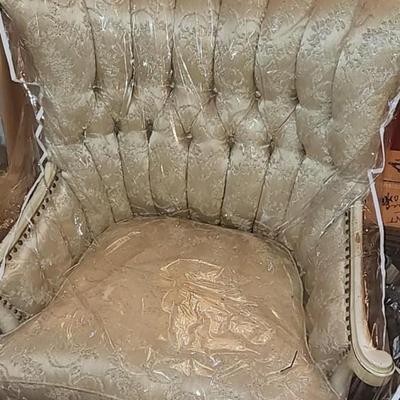 French Provincial style Wingback chairs.