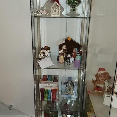 Glass display case