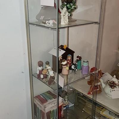 Glass display case