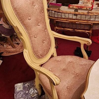 French Provincial Dining Set with six chairs