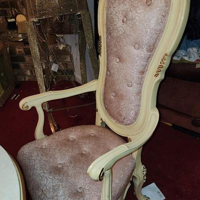 French Provincial Dining Set with six chairs