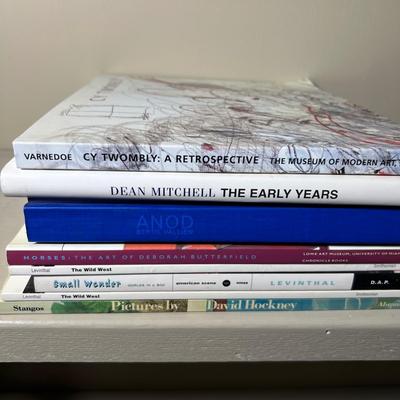 Large Assortment of Books on Artists - David Hockney, Peter Howson, David Levinthal & More (D-RG)