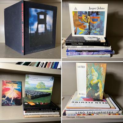 Large Assortment of Books on Artists - David Hockney, Peter Howson, David Levinthal & More (D-RG)