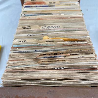 Box full of grandma’s recipes