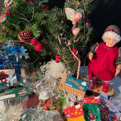 Flashing red nose, socks, ornaments, etc.