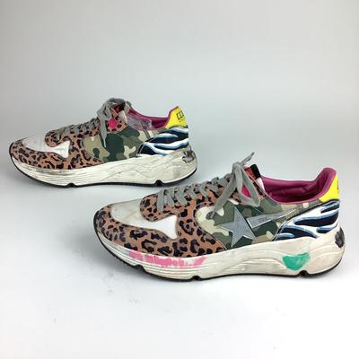 125 GOLDEN GOOSE Multicolor Suede Running Trainers Size 42