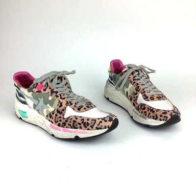 125 GOLDEN GOOSE Multicolor Suede Running Trainers Size 42