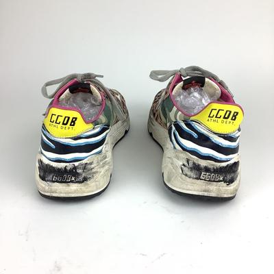 125 GOLDEN GOOSE Multicolor Suede Running Trainers Size 42