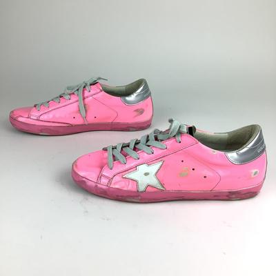 126 GOLDEN GOOSE Super-Star Pink Trainers Size 41