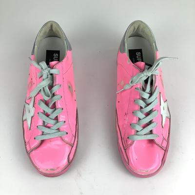 126 GOLDEN GOOSE Super-Star Pink Trainers Size 41