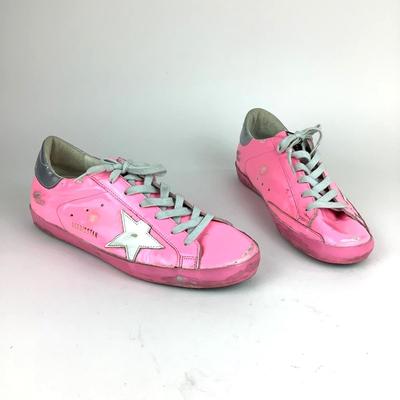 126 GOLDEN GOOSE Super-Star Pink Trainers Size 41