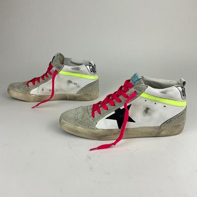 128 GOLDEN GOOSE Midstar High-Top Sneakers Size 41