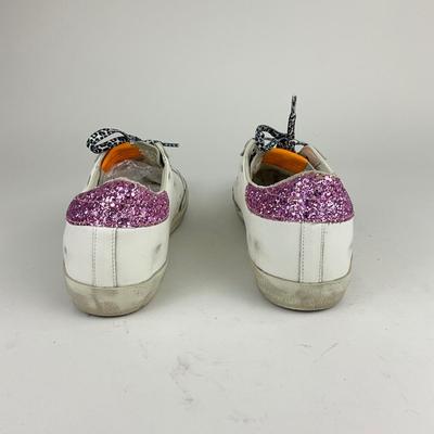 129 GOLDEN GOOSE Super-Star Glitter Sneakers Size 41