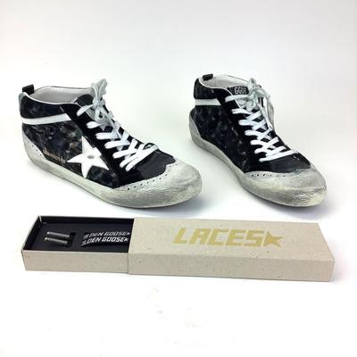 131 GOLDEN GOOSE Midstar High-Top Sneakers Size 41