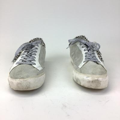 134 GOLDEN GOOSE May Leopard Logo Sneakers Size 41