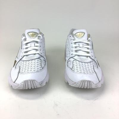 142 ADIDAS Falcon White Sneakers Size 10