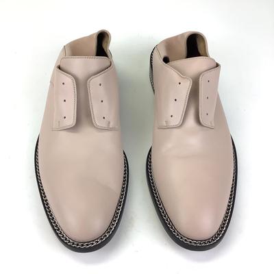 144 GIVENCHY Derby Masculine Pearl Laceless Double Chain Oxfords Loafers Size 41