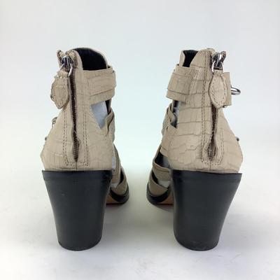145 REBECCA MINKOFF Leather & Clip Ankle Boots Size 11