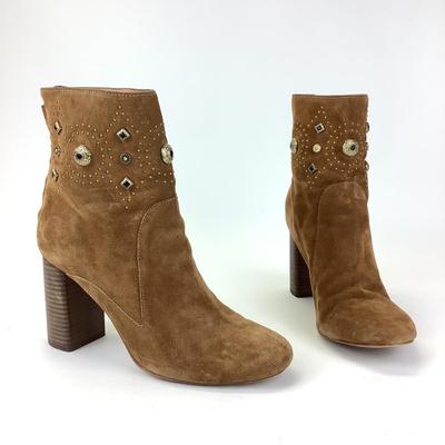 146 SIGERSON MORRISON 'Sheyla' Brown Suede Boots Size 10