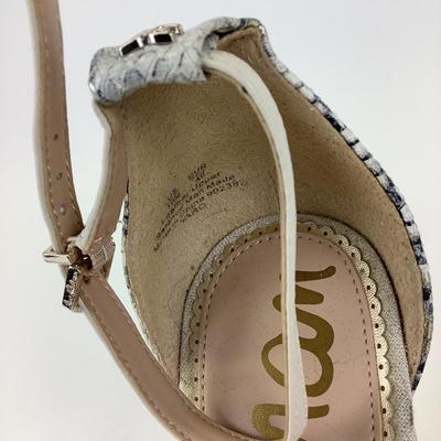 147 SAM EDELMAN Yaro Snake Print Sandals Size 10