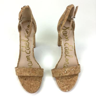 148 SAM EDELMAN Cork Sandals Size 10