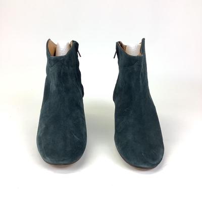 151 ISABEL MARANT Black Suede 'Dicker' Boots Size 42