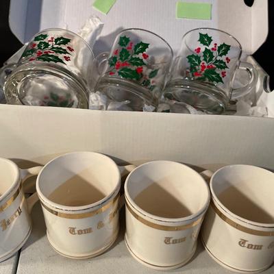 Tom & Jerry bowl & glasses