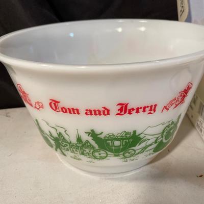 Tom & Jerry bowl & glasses