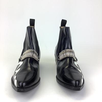 166 TOGA PULLA Custom Leather Western Style Boots Size 41