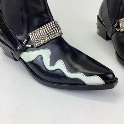 166 TOGA PULLA Custom Leather Western Style Boots Size 41