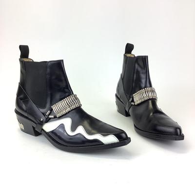 166 TOGA PULLA Custom Leather Western Style Boots Size 41