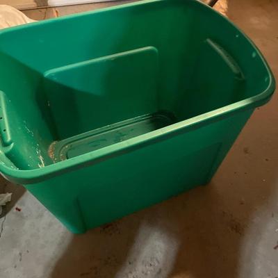 Tote filled with Christmas decor