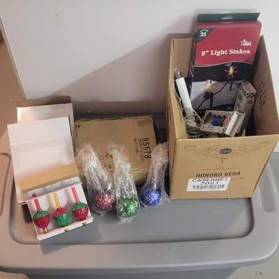 NIB Candle lights and box of bulbs