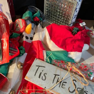 Hans light up Nativity & misc decor