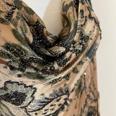 Lot of Women's Formal Evening Wear - Carmen Marc Valvo, Silk, Beaded