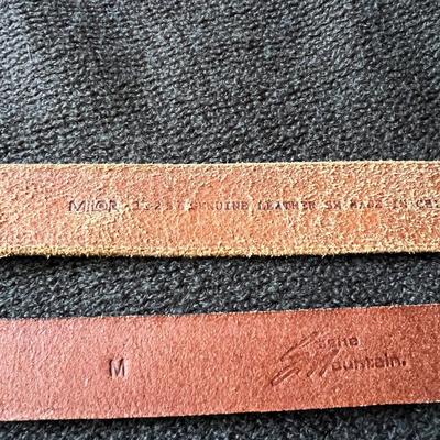 Women’s Leather Belt Lot - 2 Coach, Ellen Tracy,