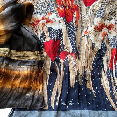 Lot of Scarves - Christian Dior, Wool, Silk, Cashmere