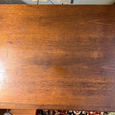 2 Vintage Bedside Tables Nightstands - Early 70's w. MCM Brutalist Style