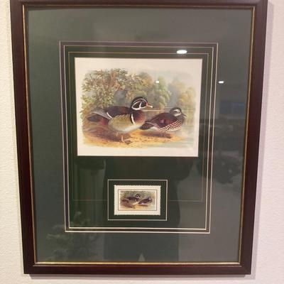 Wildlife printed wall framed decor