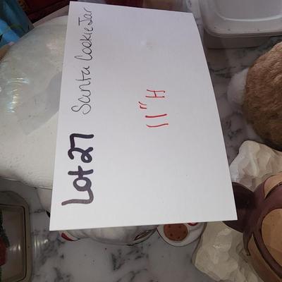 Santa Cookie Jar