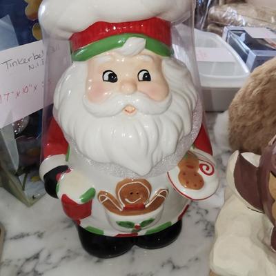 Santa Cookie Jar
