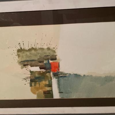 Multiple pieces of framed Princeton artwork