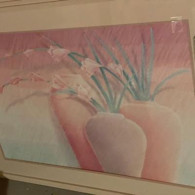 Multiple pieces of framed Princeton artwork
