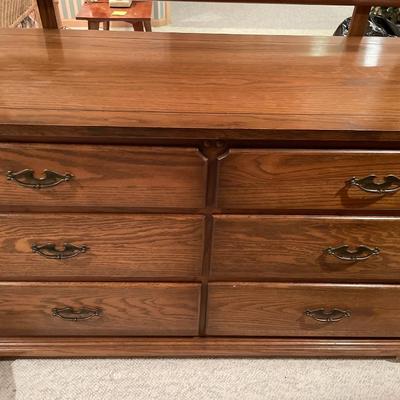 Dresser with mirror