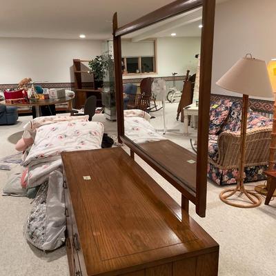 Dresser with mirror